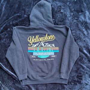 National Park Black Pullover Hoodie